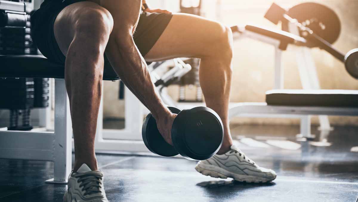 Man Workout in Gym